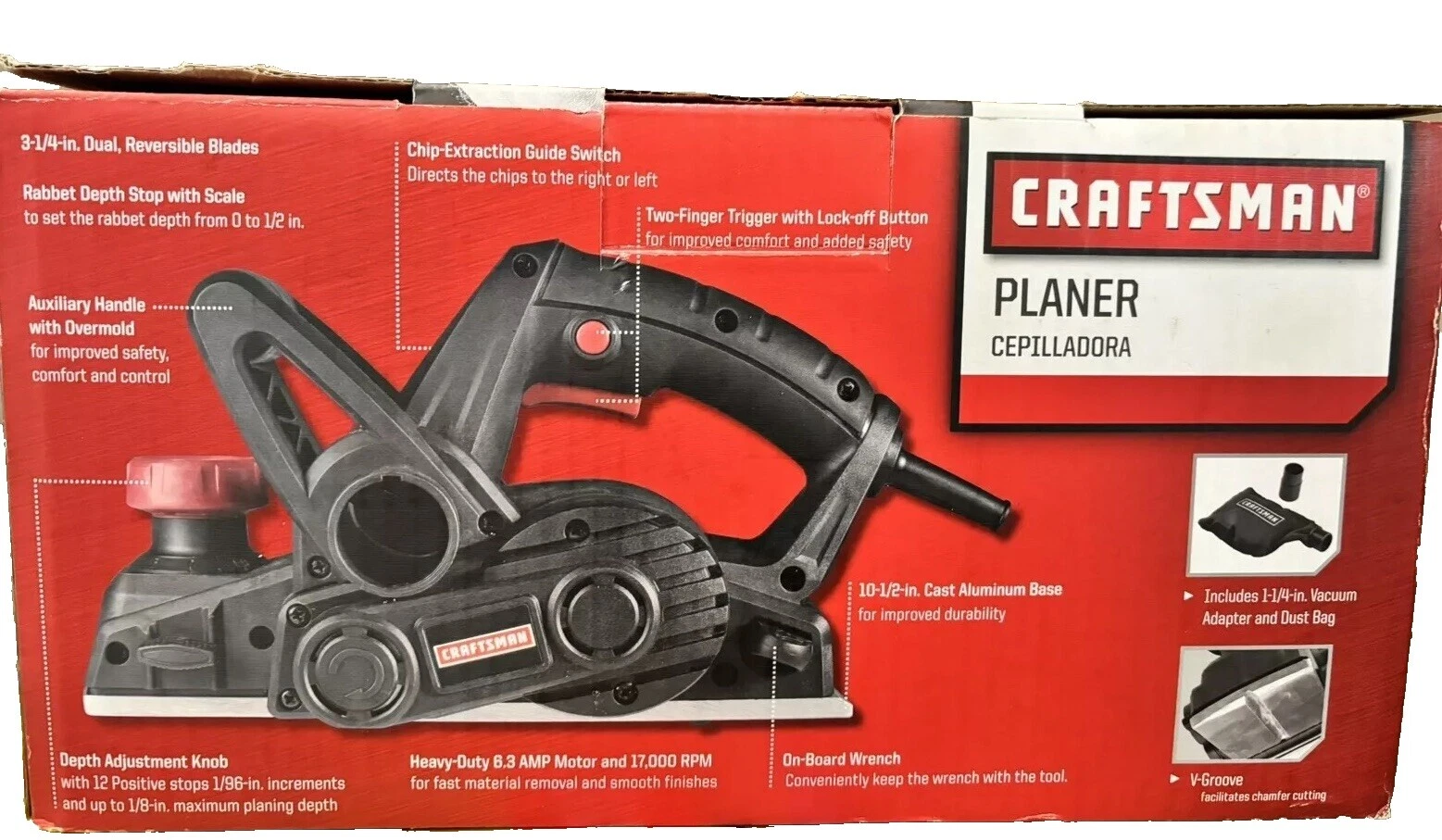 Cepillos Craftsman eléctrica