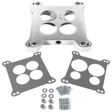 Aluminum Edelbrock Carburetor Adapter Plate 2696 Square To Spread Bore Adapter Aluminum Edelbrock Carburetor Adapter Plate 2696 Square To Spread Bore Adapter