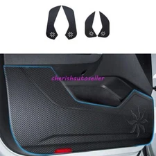For Honda Accord 2023-24 2025 Carbon Fiber Leather Inner Door Anti-Kick Sticker