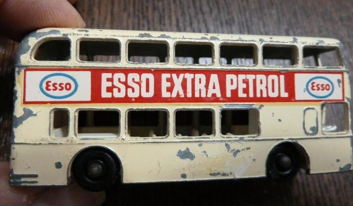 マッチボックス　レズニー　ESSO（エッソ） Vintage Esso Double Decker Toy Bus Lesney Matchbox | eBay