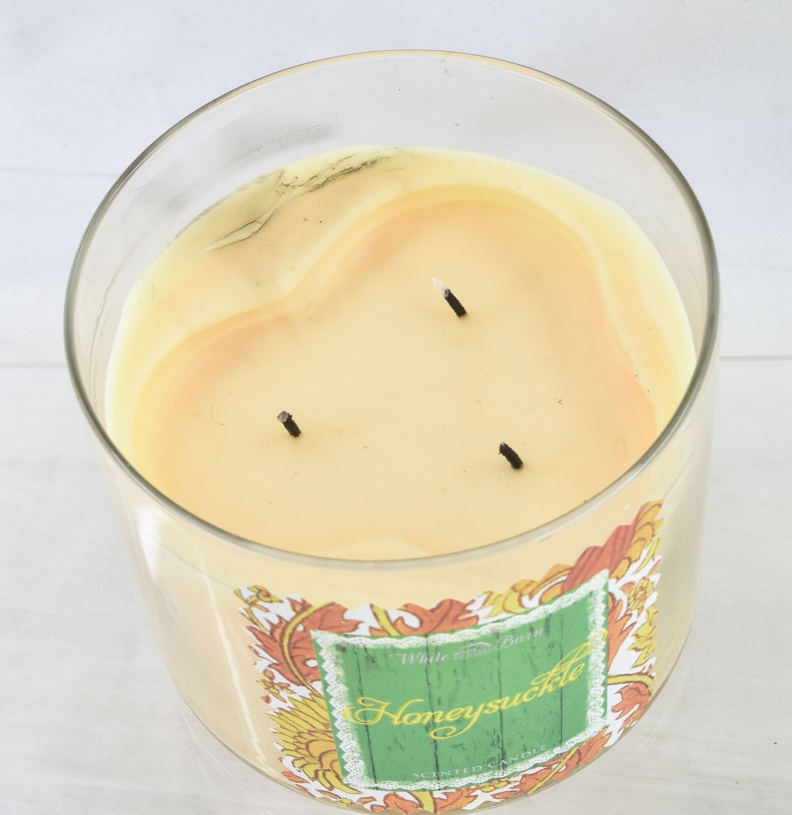 Bath & Body Works White Barn Honeysuckle 3 Wick 14.5 Ounce Candle eBay