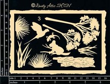 Dusty Attic Chipboard 5x7 - Creative Frames 3 - Aussie, DA3232