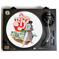 SUPER FLY Turntable Slipmat For Vinyl Records 12" DJ Slip Mat movie soundtrack
