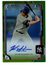 2015 Bowman Chrome Green Draft Pick Autographs #BCA-KH Kyle Holder (RC) /99