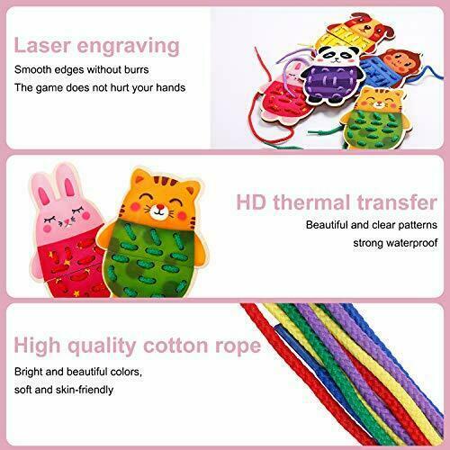 Tohibee Baby Threading Toy 5 pack ages 3+ - Picture 3 of 7