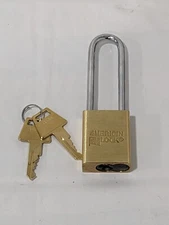 AMERICAN LOCK Padlock: Steel, Keyed Different, 1-1/2" Wide A42