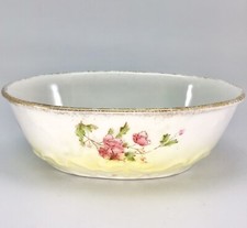 Jabonera vintage ovalada de porcelana floral John Maddock & Sons granja Inglaterra