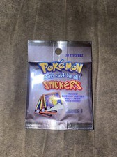 Pok mon 1999 Artbox "Gotta catch 'em all " Stickers in Sealed Foil