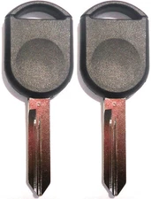 2 NEW FORD REPLACEMENT TRANSPONDER CHIP IGNITION MASTER KEY BLANK 599114 H84-PT
