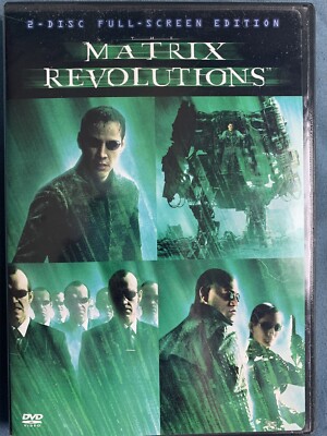 The Matrix Revolutions (Two-Disc Full Screen Edition) [DVD] - DVD - VERY GOOD