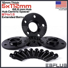 4 Pcs Muti-thickness 5x112 66.6 Mercedes Hub Centric Spacer For Stock Alloy Rim
