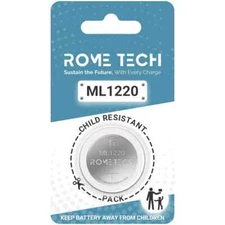 Brand New Rome Tech ML1220 3V Rechargeable CMOS RTC BIOS Back Up Battery