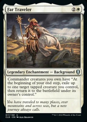 x4 Far Traveler U MTG Commander Legends: Battle for Baldur's Gate M/NM, English