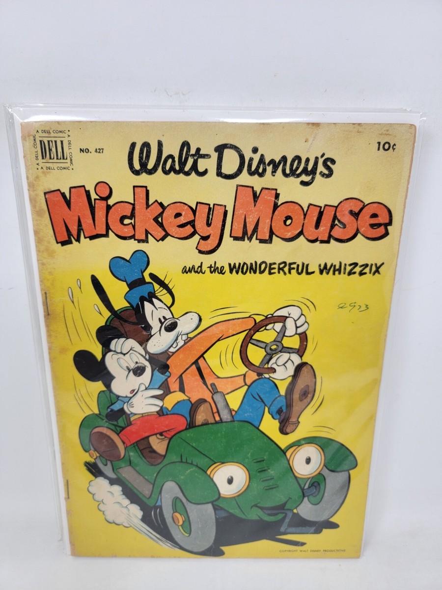 FOUR COLOR COMICS #427 MICKEY MOUSE *1952* DELL GOLDEN AGE 3.5* | eBay
