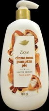 Dove CINNAMON PUMPKIN PIE Holiday Treats Limited Edition 12oz Hand Wash Bottle