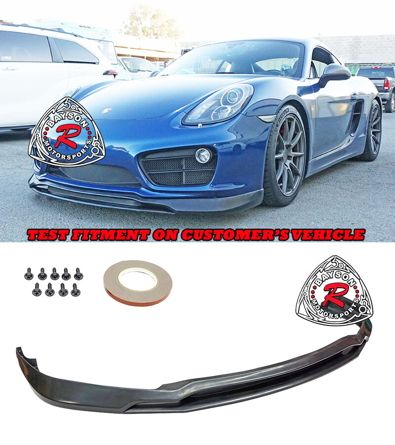 lippy☆ 2014-2016 Porsche 981 Cayman Base S TA-Style Front Lip Fits