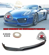 Fits 14-16 Porsche 981 Cayman (Base / S) TA-Style Front Lip (Urethane)