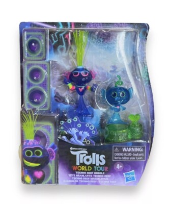 NEW - Trolls World Tour DreamWorks Techno Reef Bobble - Hasbro Toys