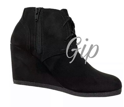 black wedge shooties