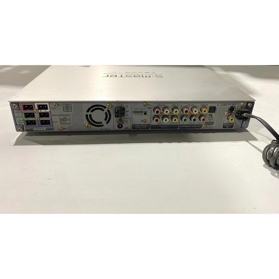 Sony S-Master HCD-S550 SACD/DVD Receiver 5.1-Channel Digital Amplifier - (Parts) - Image 4 of 4