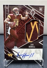 Sam Howell 10/10 2022 Phoenix Red Mojo Rising Rookies RC Patch Auto Commanders