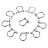 10x O Shape Anchor Shackle Rope Paracord Bracelet Buckle Stainless Steel Ar K7u3 10x O Shape Anchor Shackle Rope Paracord Bracelet Buckle Stainless Steel Ar K7u3