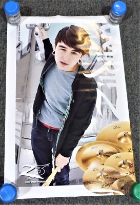 Matt Nicholls  Bring Me The Horizon drummer Zildjian Promo Poster