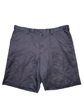 PGA PRO TOUR MENS BLACK PLEATED FRONT GOLF SHORTS SIZE 42