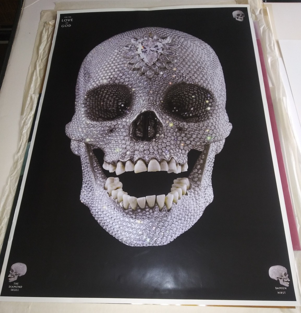 DAMIEN HIRST: For the Love of God (Diamond Skull) Exhib