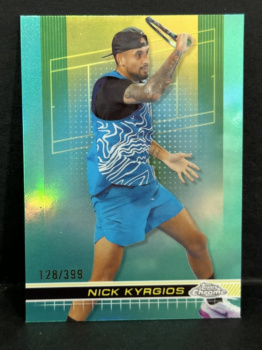 2024 Topps Chrome Tennis Nick Kyrgios Aqua Refractor /399 | eBay