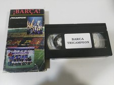Barca Tricampeones Dusseldorf Liege Sampdoria - VHS Spanish Edition