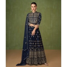 Indian Pakistani Stitched Anarkali Suit South Asian Wear Beautiful Slit Gown