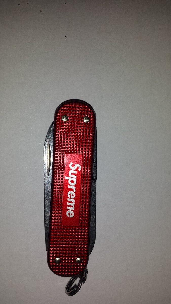 Supreme Victorinox Classic Alox Knife Red Supreme SS19A15 | eBay