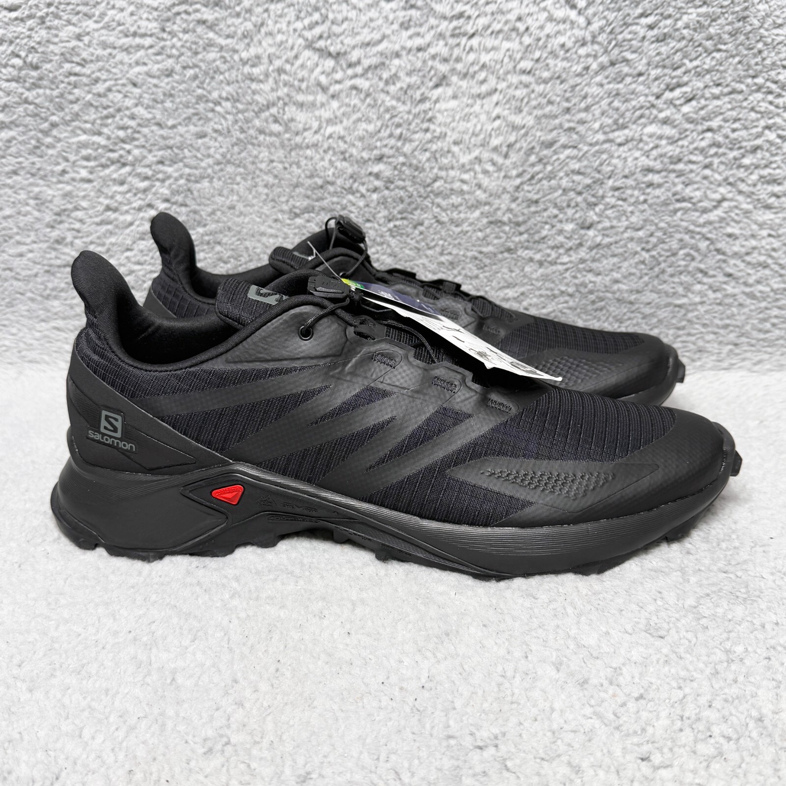 Scarpe da trail running Salomon Supercross Blast da uomo taglia 14 sneakers nere 411067