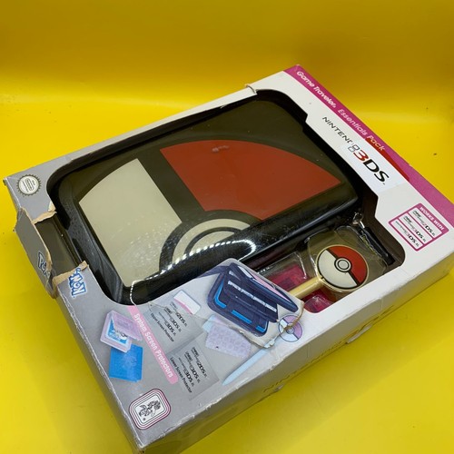 Nintendo 3DS Game Traveler Essentials Pack Black Pokeball eBay