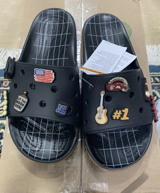 luke combs x crocs classic bootlegger slide