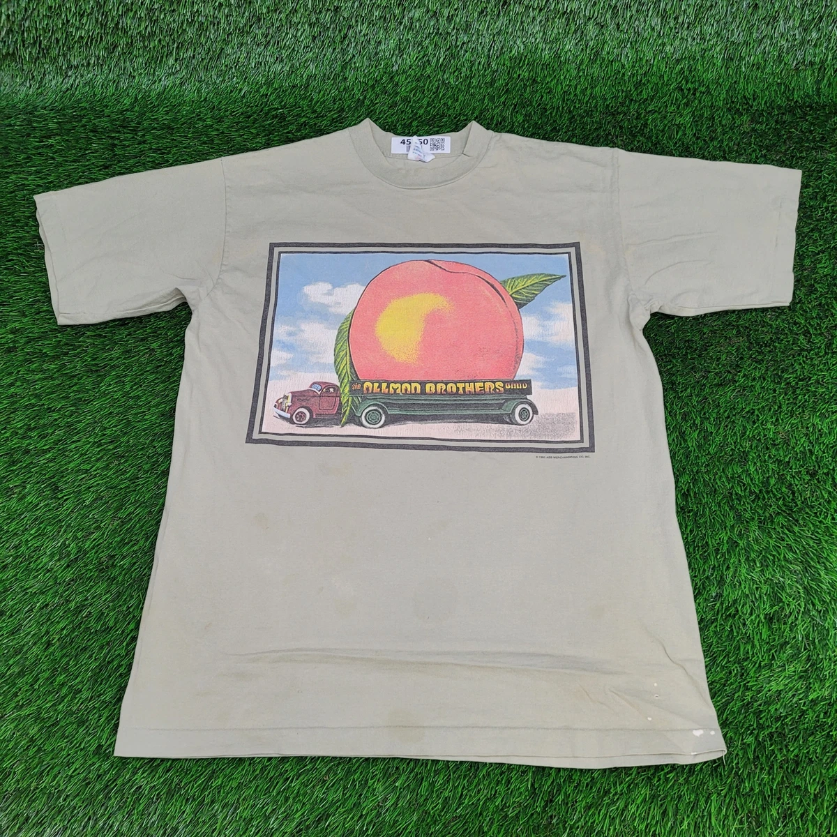Vintage 70s Allman-Brothers Band Shirt Mens Large Eat-A-Peach Retro 1994 Tee