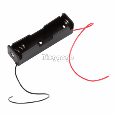 5Stks Plastic Battery Storage Case Box Holder For AA with wire leads