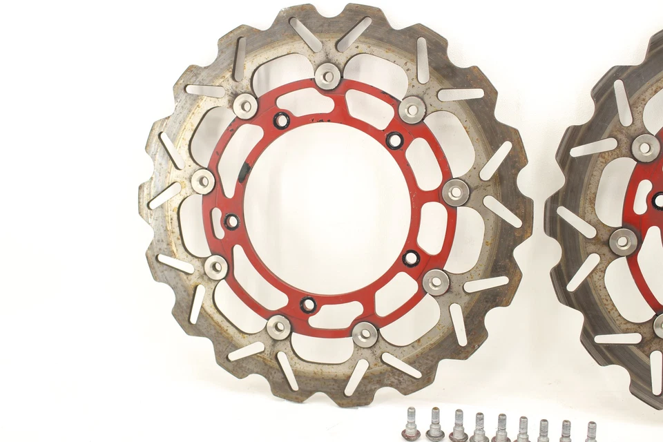 Yamaha YZF R6 2007 rotores de freno delanteros izquierdo derecho discos 2C0-2581T-00-00 Foto 4 de 4