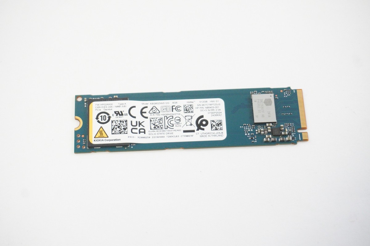 KIOXIA BG6 512GB M.2 2280 NVMe Internal SSD (KBG60ZNV512G) for
