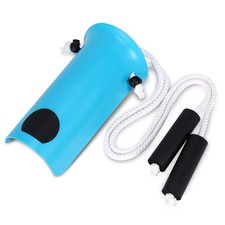Sock Aid Device Wide Foam Handle Easy On Easy Off Helper Elderly Blue 3.93 Inch