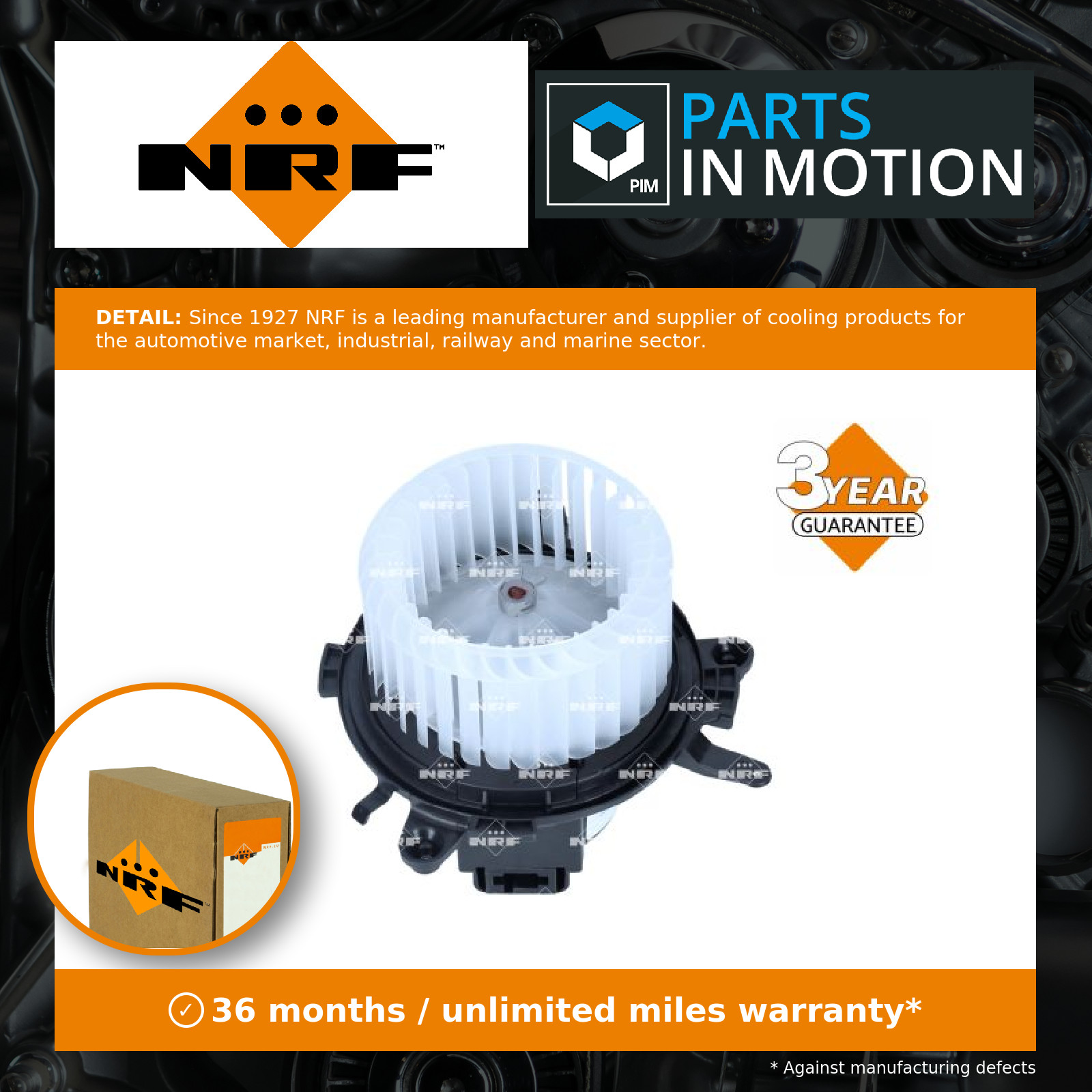Interior Blower Motor fits VAUXHALL COMBO E 1.2 1.5D 1.6D 2018 on Heater NRF New - Image 14