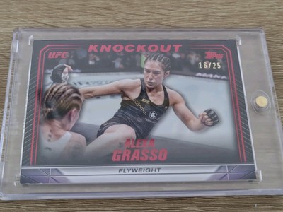 2024 Topps UFC Knockout Alexa Grasso Red /25 #15