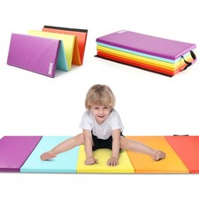 5 Panel Beschwingt Klappbare Weichbodenmatte Turnmatte Fitnessmatte Gymnastik...