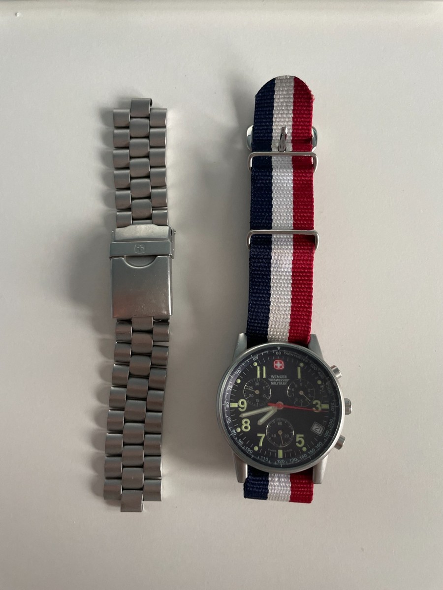 Wenger Swiss Military 7072X Chronograph – Navy Dial – Quartz
