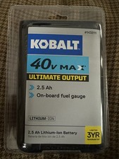 Kobalt 1438111 40V 2.5Ah Lithium Ion Battery Brand New Sealed Genuine OEM