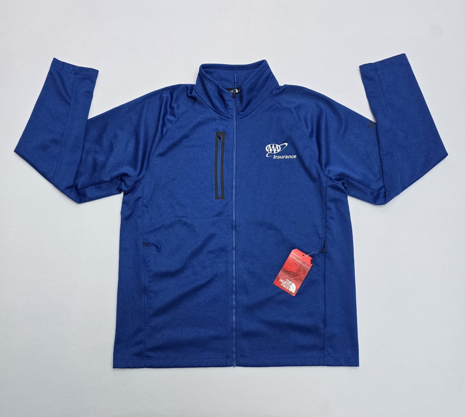 AAA Insurance Logo North Face Canyon Flats Mens Full-Zip Jac