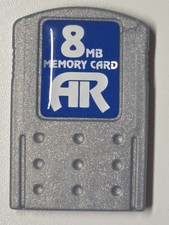 Action Replay AR 8MB Grey Memory Card Playstation 2 PS2 Cartridge Only - Tested
