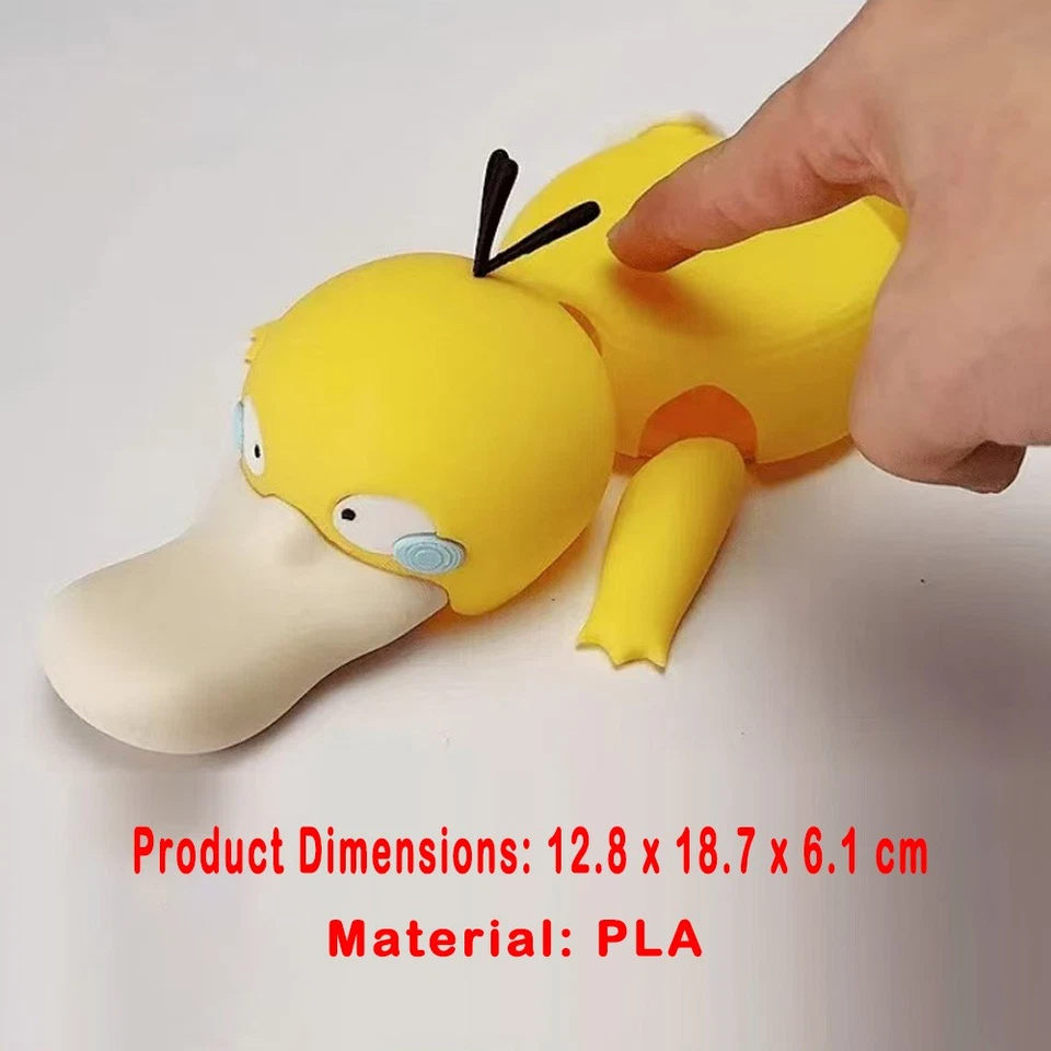 1PCS Pokémon Psyduck Coaster Decoration Creativity Statue Children Birthday Gift - Image 3 of 4