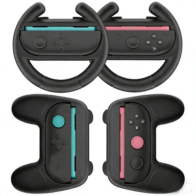 Lenkräder Kompatibel Nintendo Switch 2 Joy-Con Grip Rennlenkräder Für Mario Kart